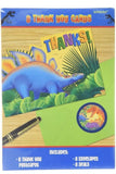 Prehistoric Dinosaurs Jurassic Kids Birthday Party Thank You Notes Cards