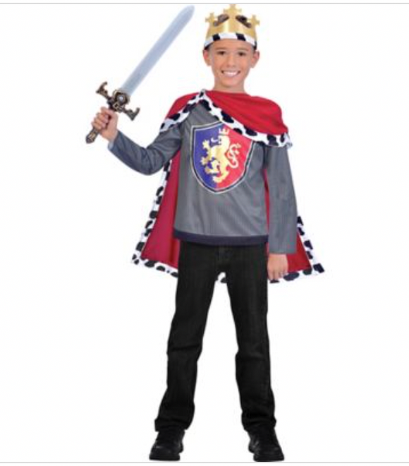 Royal King Child Boys Large 12-14 Costume 3 Pc