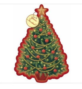 Twinkle Tree Embellished Postcard Invitations 8ct