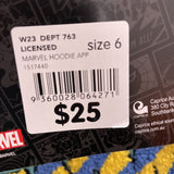 Marvel Heroes Embroidered & Graphic Hoodie AUS Size 6