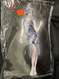 Women's Ghostly Flapper Costume Size M/L 10-14 Fun World