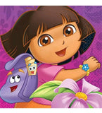 Dora Flower Adventure Lunch Dinner Napkins Birthday Party Supplies 16 Ct