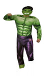 Avengers Hulk Child Costume Muscle Chest Padded Jumpsuit Plastic Mask Small 4-7