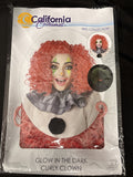 Brand New Glow in the Dark Curly Clown Wig2