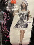 Snow Leopard Women's Fancy Dress Costume Size Med/Large 10-14