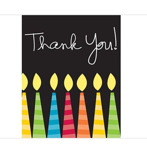 Great Birthday Thank You Cards W/Envelopes 8Ct