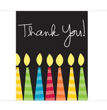 Great Birthday Thank You Cards W/Envelopes 8Ct