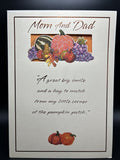 Happy Halloween Mom and Dad Greeting Card w/Envelope