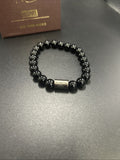 Tony Stark Jam HomE Made Brass Black Breaded Bracelet2