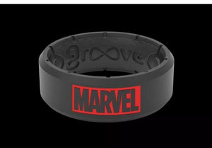 Marvel Groove Life "Marvel Logo" Silicone Ring Size 11