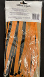 Halloween Party Orange & Black  Door Fringe Curtain Decoration