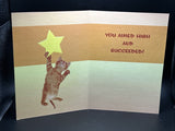 Congratulations on Your Success Greeting Card w/Envelope