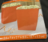 Treat Popcorn Box Orange (10 Pack) 3.5x7.4x2.1”