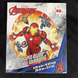 Jigsaw Puzzle 48 Pieces Silhouette Shaped 10 x 9 Marvel Avengers Spinmaster