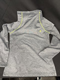 Champion Girls Cold Gear Mockneck Grey/Lime Stitching NWT Size S1
