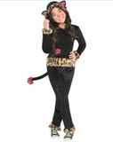 Leopard Grrrl Halloween Girl Costume Kid Small 4-6