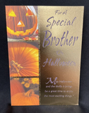 For Brother on Halloween Greeting Card w/Envelope