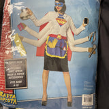 Super Mom Adult Halloween Costume, fits size 4-10.