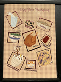 Happy Thanksgiving Greeting Card w/Envelope