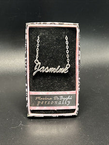 Marina DeBuchi "Jasmine" Necklace Silver Plated 15 +3 extender NEW