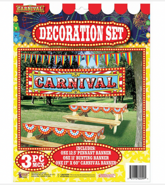 Carnival Decoration Set 3 Pcs