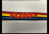 Captain Marvel Stripe Dog Leash 1”wide 4ft Long "Fluffy"3