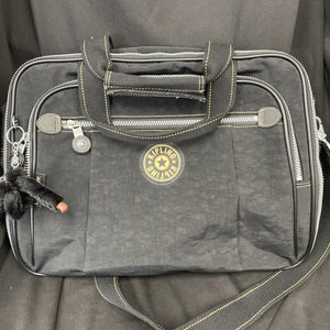 Kipling black Travel bag Adjustable Strap Muti Zip Pockets