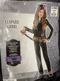 Leopard Grrrl Halloween Girl Costume Kid Small 4-6