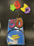 The BIG 50 Happy Birthday Headband