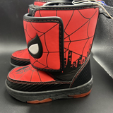 Marvel Spider-man Light Up Toddler Boys Snow Boot Size 7