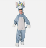 Tom & Jerry Tom Child Jumpsuit Costume, Toddler USA 2-4 For 1-2 Yrs old