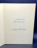 Pushing 50 Birthday Greeting Card w/Envelope