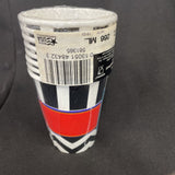 30th Celebration Chevron Stripes Adult Birthday Party 9 oz. Paper Cups