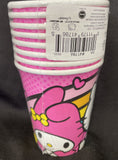 Hello Kitty 8 Ct Paper 9 oz Hot Cold Cups