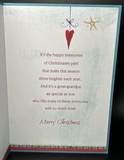 Merry Christmas Great-Grandpa Greeting Card w/Envelope
