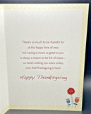 Happy Thanksgiving Cousin Greeting Card w/Envelope