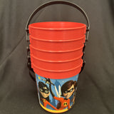 5x Small Treats Buckets, Treat Bag, Incredibles Candy Basket,  5''x5'' 6