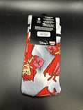 Marvel WandaVision Scarlet Witch Cartoon Allover Print Tie-Dye Crew Socks