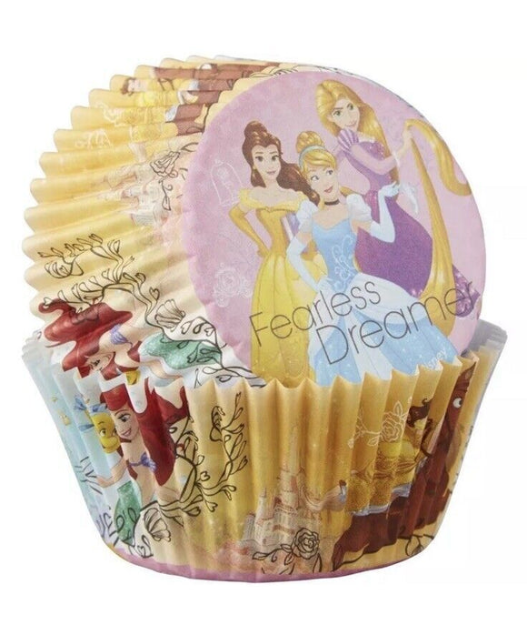Disney Princess 50 Baking Cups Party Cupcakes Liners Cinderella Rapunzel Belle A