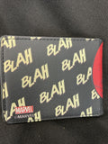 Deadpool Face Close Up Blah Blah Blah Marvel Comics Bifold Wallet Marvel