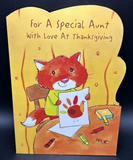 Happy Thanksgiving Aunt Greeting Card w/Envelope