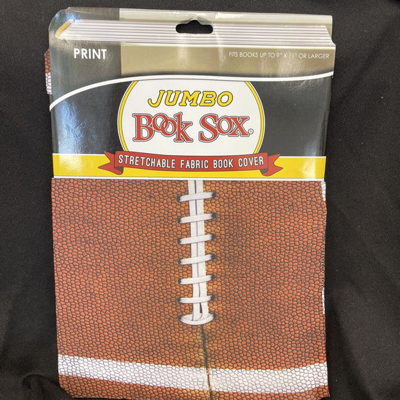 Book Sox Jumbo Book Cover, Football Print
