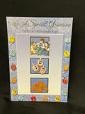 Happy 1st Hanukkah Grandson Greeting Card w/Envelope