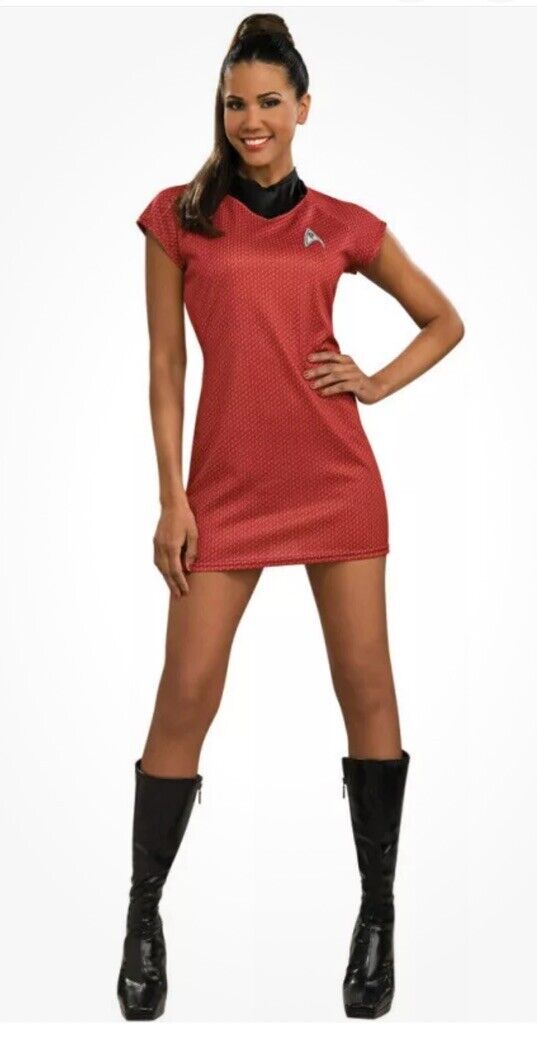 Women's Deluxe UHURA  Star Trek Into Darkness Costume Dress XS 2-6