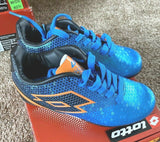 Lotto Spectrum Elite WW Blue/Orange Youth Soccer Clears Sz 10w NEW