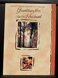 Happy Thanksgiving Granddaughter And Husband Greeting Card W/Envelope