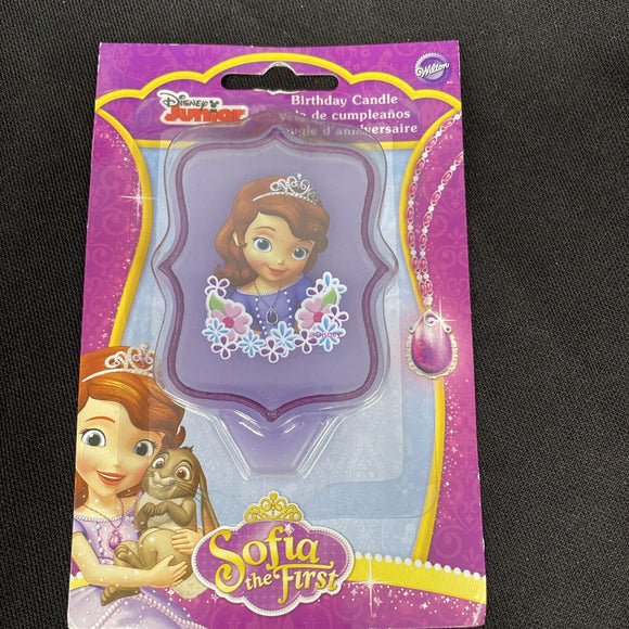 Disney Sofia The First Birthday Party Molded Cake Candle 1 count