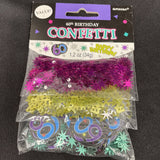 60th BIRTHDAY CONFETTI HAPPY 60TH BIRTHDAY VALUE PACK 1.2 OZ. AMSCAN BRAND NEW