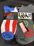 Marvel Mens Socks 6 Pair Variety Pack1