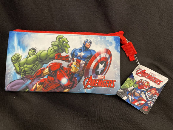 Marvel Avengers 3 Compartment Zipper Pencil Case